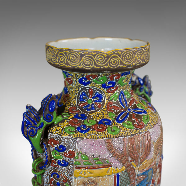 Vintage Baluster Vase, Oriental, Decorative, Ceramic, Vessel, 20th Century - London Fine Antiques