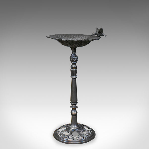 Vintage Bird Bath, English, Cast Iron, Feeder, Planter, late 20th Century - London Fine Antiques