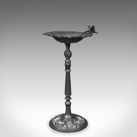 Vintage Bird Bath, English, Cast Iron, Feeder, Planter, late 20th Century - London Fine Antiques