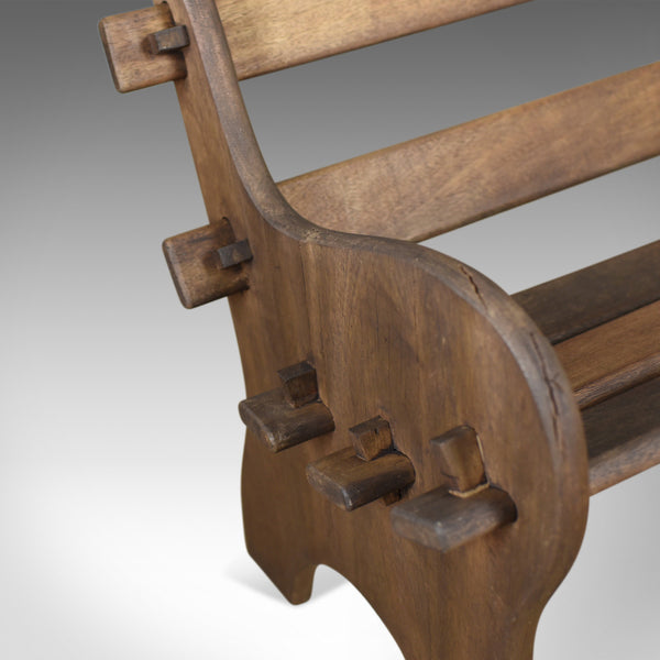 Vintage Branson Burbage Bench, English, Hardwood, Outdoor, Indoor Late C20th - London Fine Antiques