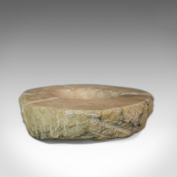 Vintage Decorative Dish, Large, English, Alabaster, Ashtray, Circa 1950 - London Fine Antiques