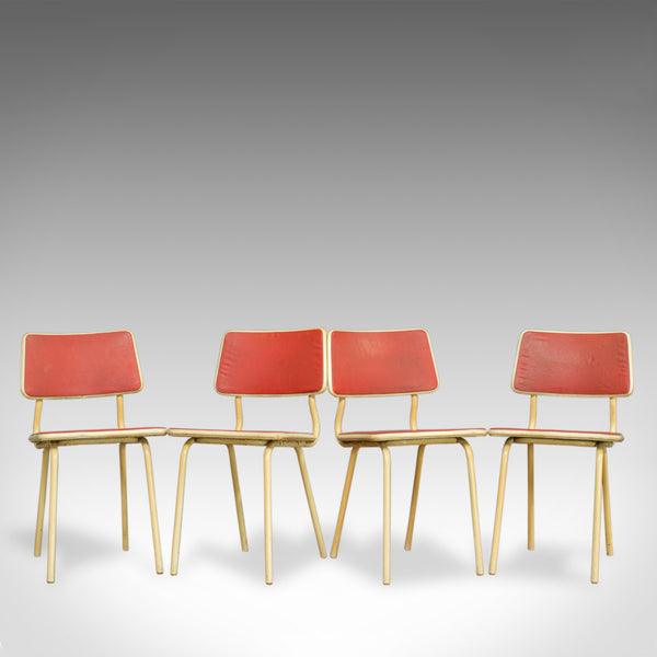 Vintage Dining Room Set, French, Steel, Table, Chairs, Art Deco, Circa 1950 - London Fine Antiques