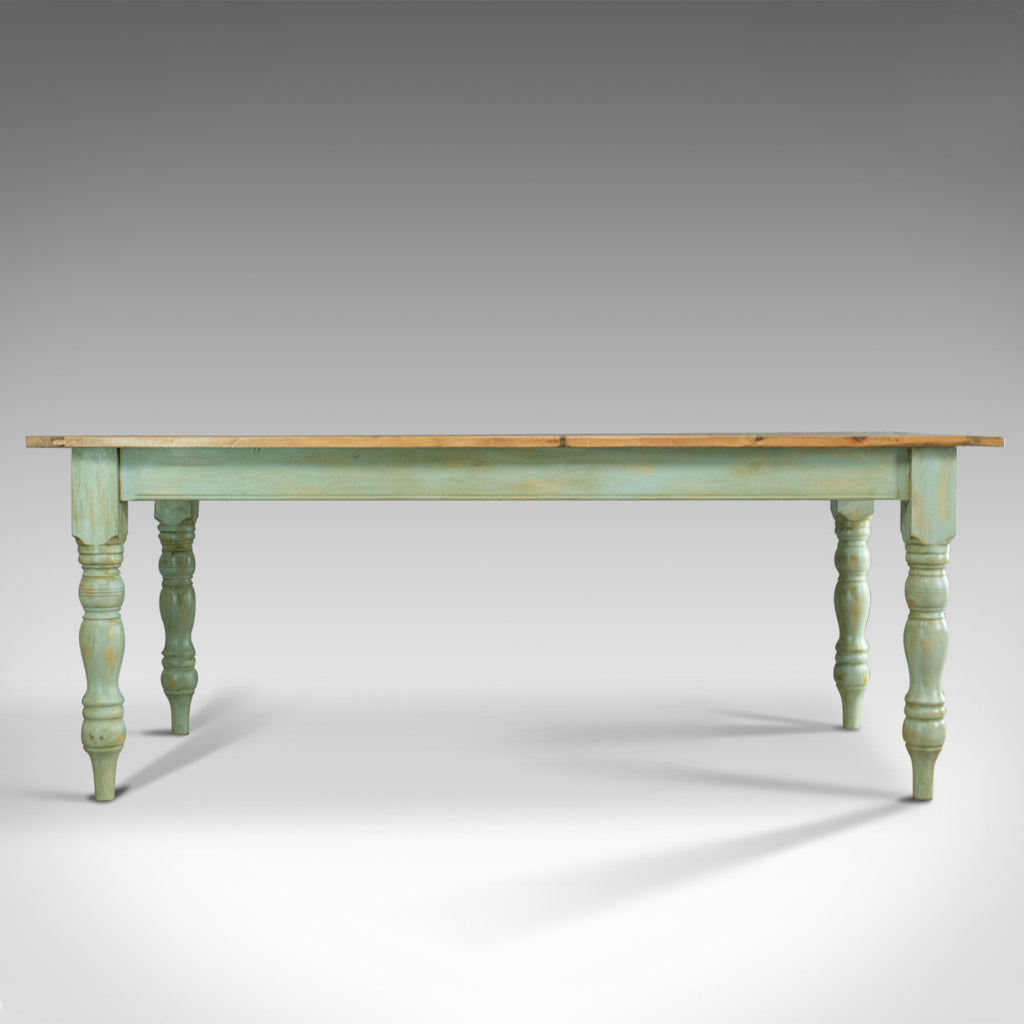 Vintage Farmhouse Dining Table, English, Pine, Rustic, Seats Six, 20th – London Fine Antiques