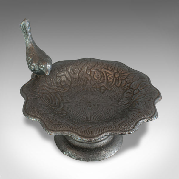 Vintage Garden Bird Bath, English, Iron, Planter or Jardiniere, 20th Century - London Fine Antiques