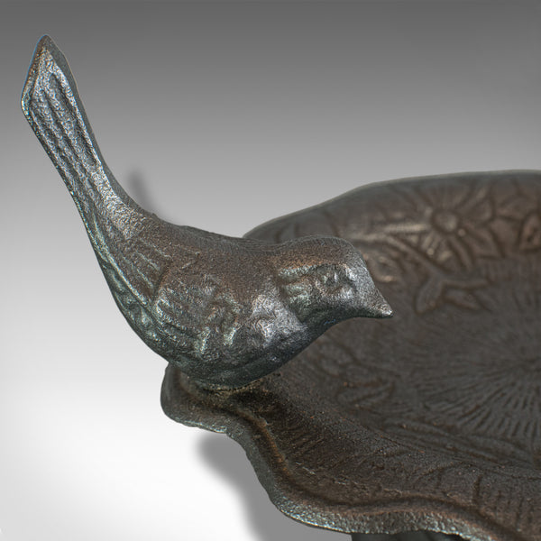 Vintage Garden Bird Bath, English, Iron, Planter or Jardiniere, 20th Century - London Fine Antiques