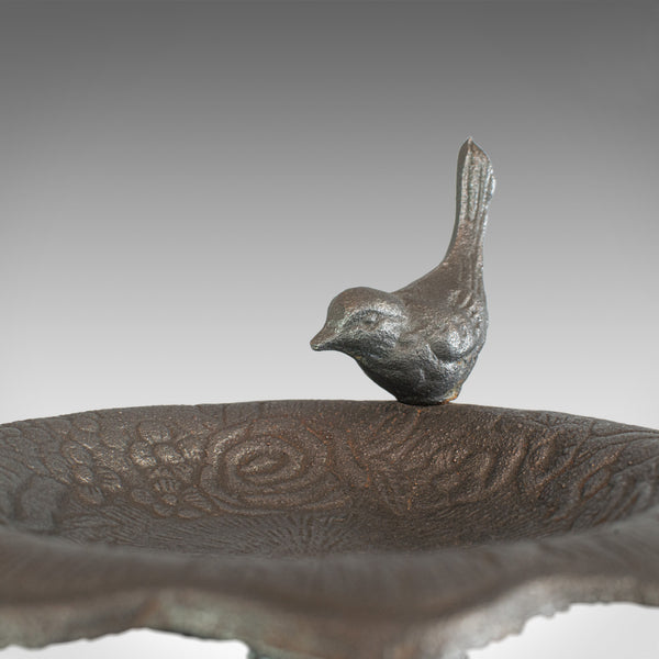 Vintage Garden Bird Bath, English, Iron, Planter or Jardiniere, 20th Century - London Fine Antiques