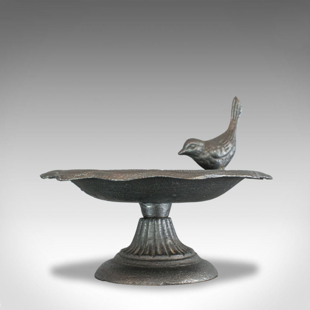 Vintage Garden Bird Bath, English, Iron, Planter or Jardiniere, 20th Century - London Fine Antiques