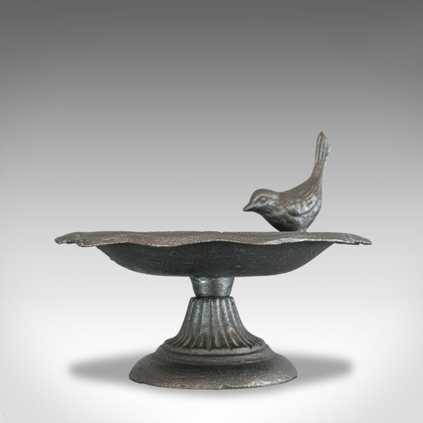 Vintage Garden Bird Bath, English, Iron, Planter or Jardiniere, 20th Century - London Fine Antiques