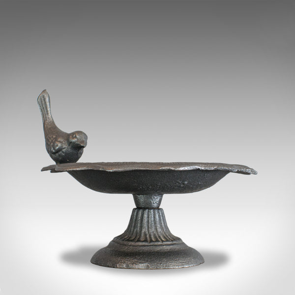 Vintage Garden Bird Bath, English, Iron, Planter or Jardiniere, 20th Century - London Fine Antiques