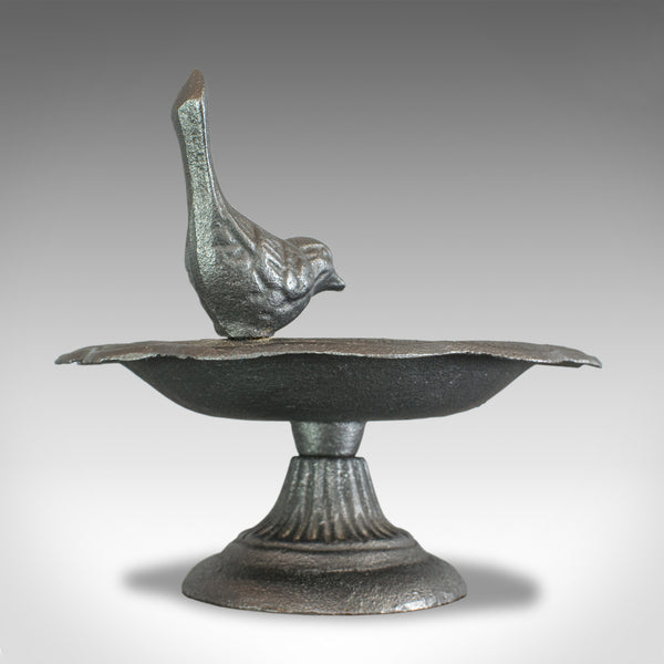 Vintage Garden Bird Bath, English, Iron, Planter or Jardiniere, 20th Century - London Fine Antiques
