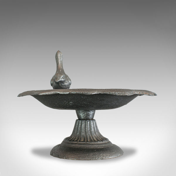 Vintage Garden Bird Bath, English, Iron, Planter or Jardiniere, 20th Century - London Fine Antiques