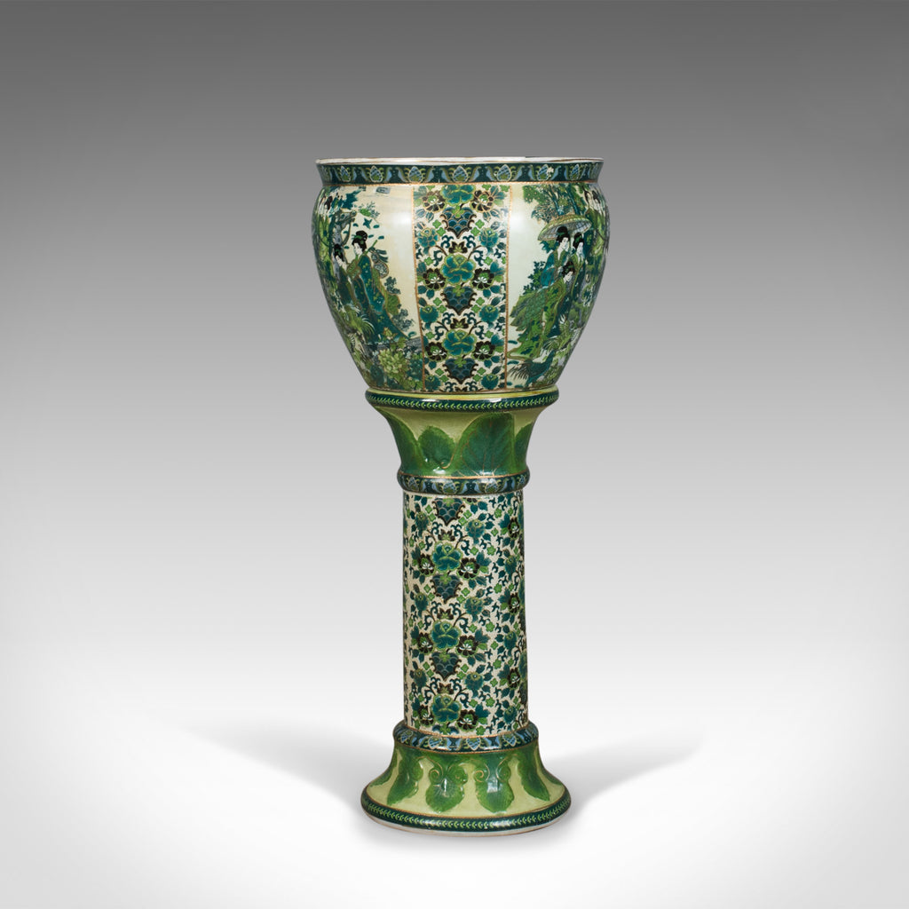 jardiniere plant pot Vintage Jardiniere Plant Stand, Japanese, Ceramic, Pot, Mid 20th Centu – London Fine Antiques