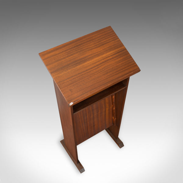 Vintage Lectern, English, Mahogany, Oratory, Music, Stand, Circa 1970 - London Fine Antiques