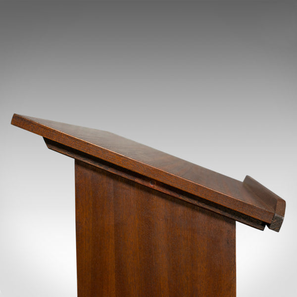 Vintage Lectern, English, Mahogany, Oratory, Music, Stand, Circa 1970 - London Fine Antiques