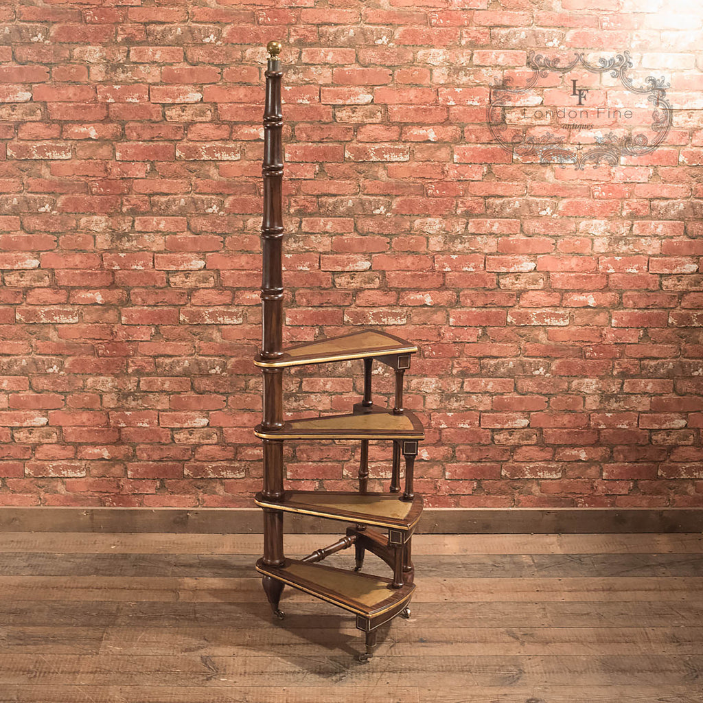 Vintage Library Steps in Victorian Taste - London Fine Antiques