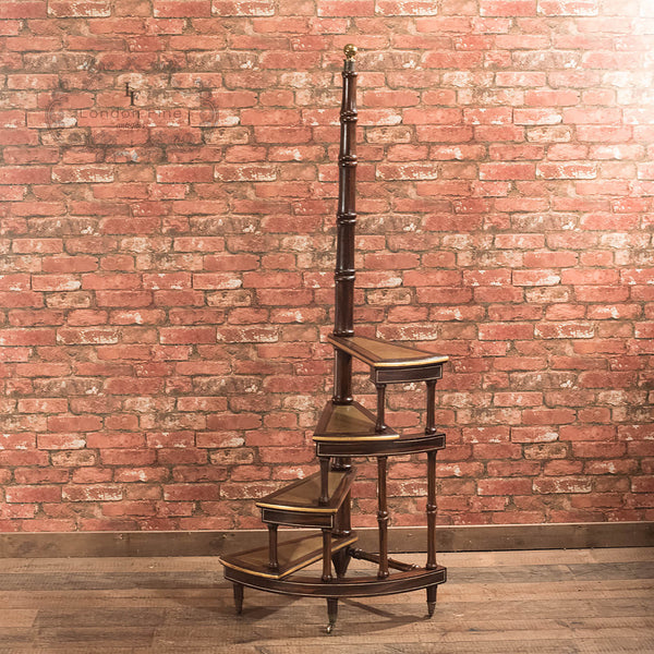 Vintage Library Steps in Victorian Taste - London Fine Antiques
