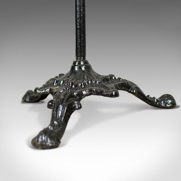 Vintage Theatre Lamp, Hewitt Universal, Victorian Cast Iron Stand - London Fine Antiques