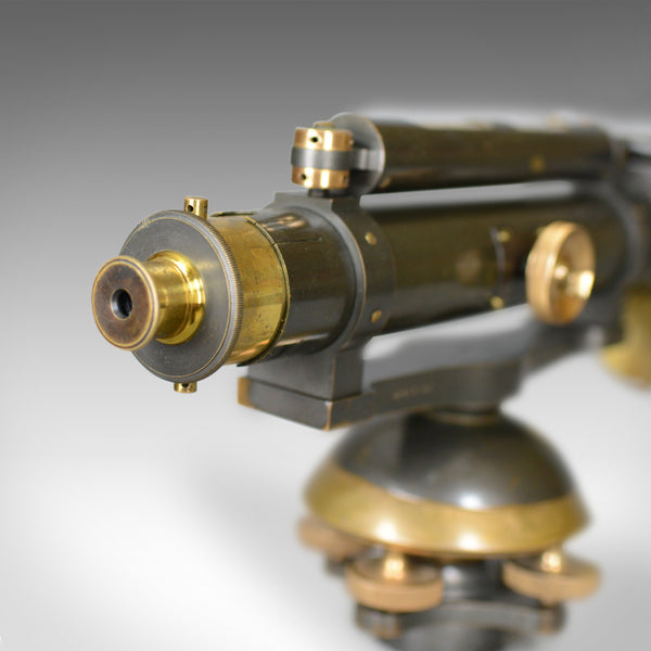 Vintage Surveyors Level in Case, Scientific Instrument, John Davis and Son c1940 - London Fine Antiques
