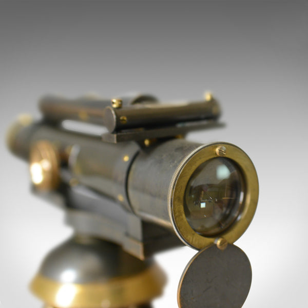 Vintage Surveyors Level in Case, Scientific Instrument, John Davis and Son c1940 - London Fine Antiques