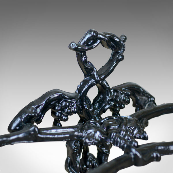 Vintage Umbrella, Stick Stand, Cast Iron, Coalbrookdale Manner, C20th - London Fine Antiques