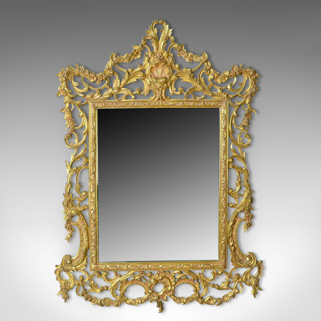 Vintage Wall Mirror, English, Rococo Revival Manner, Art Deco Period, Circa 1940 - London Fine Antiques