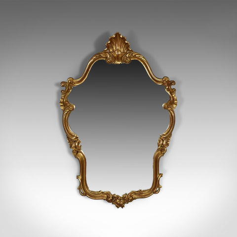 Vintage Wall Mirror, Victorian Rococo Revival Manner, English Late 20th Century - London Fine Antiques