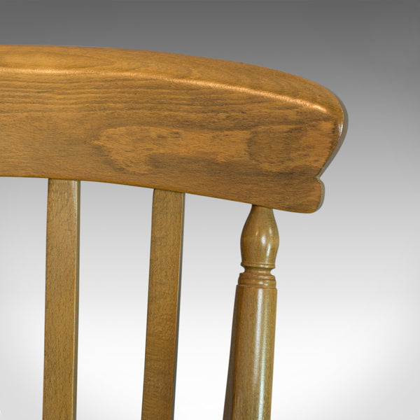 Vintage Windsor Rocking Chair, English, Beech, Armchair, Late C20th - London Fine Antiques