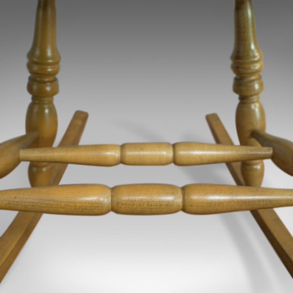 Vintage Windsor Rocking Chair, English, Beech, Armchair, Late C20th - London Fine Antiques