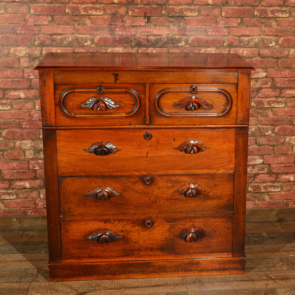Antique Walnut Chest of Drawers, c.1900 - London Fine Antiques