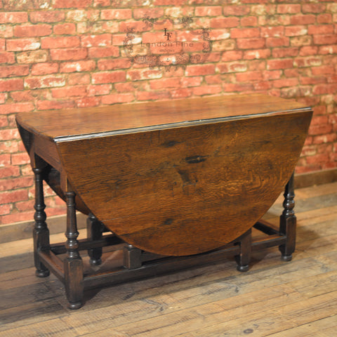 Georgian Oak Gate Leg Table, c.1800 - London Fine Antiques