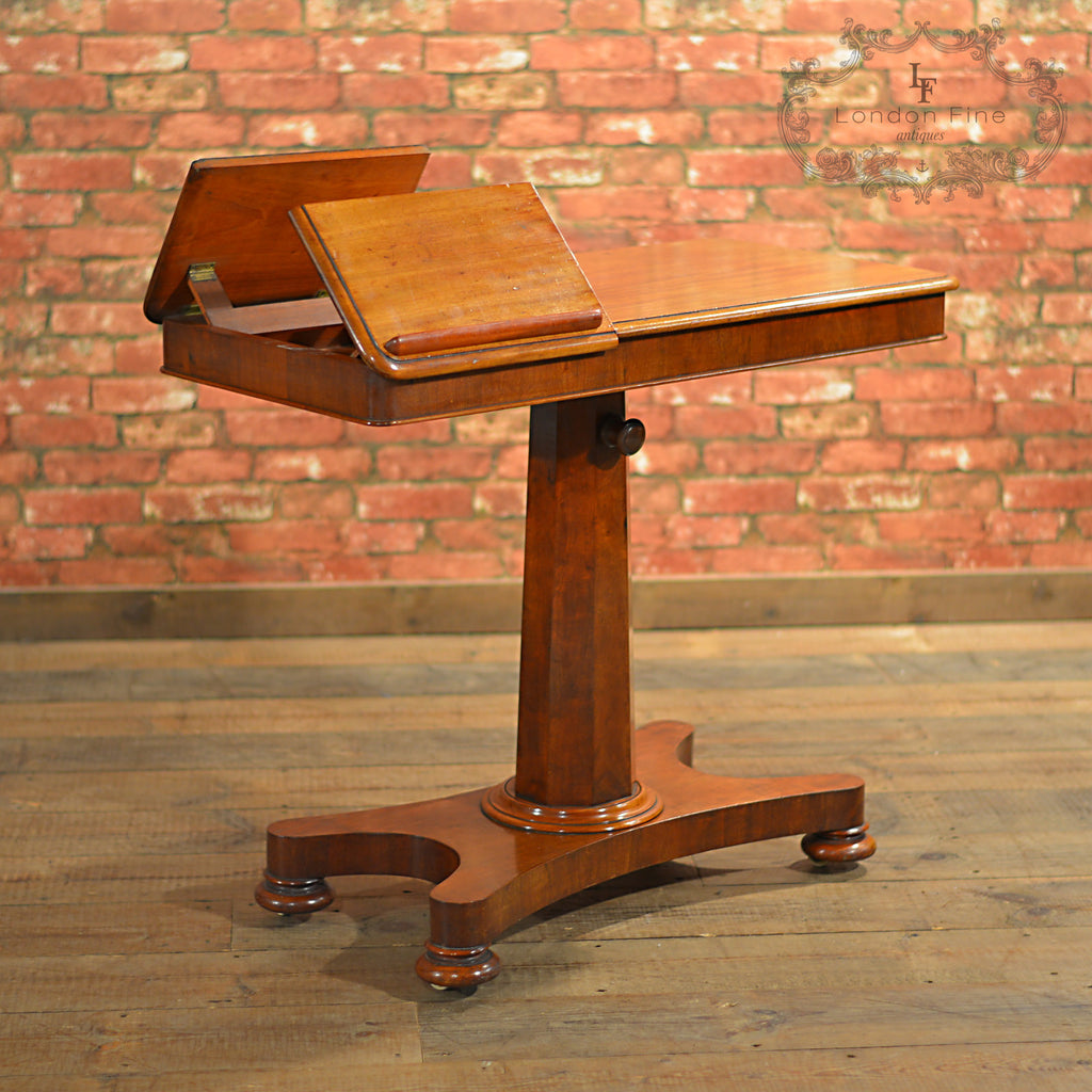 Victorian Adjustable Reading Table - London Fine Antiques