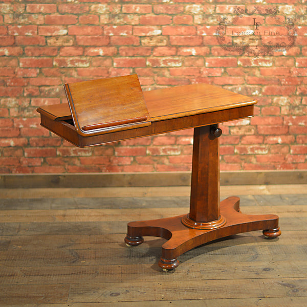 Victorian Adjustable Reading Table - London Fine Antiques