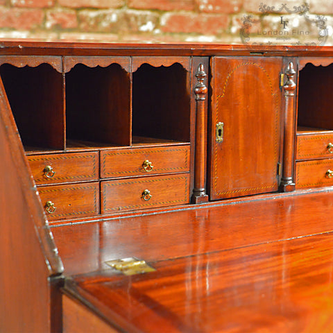Late Georgian Fall Front Bureau - London Fine Antiques