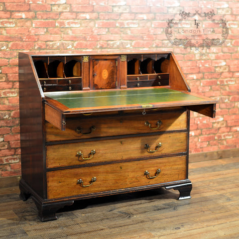 George III Mahogany Bureau, c.1780 - London Fine Antiques