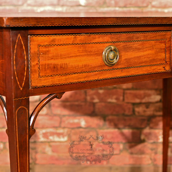 Victorian Leather Top Writing Table, c.1860 - London Fine Antiques