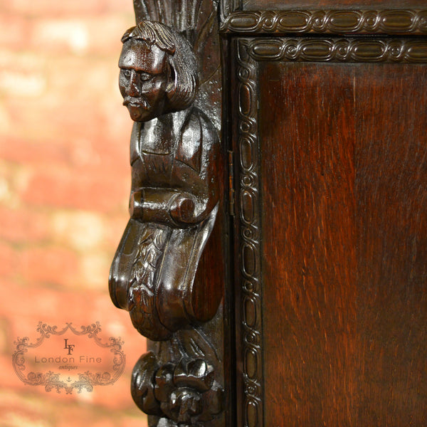 Victorian Library Bookcase - London Fine Antiques