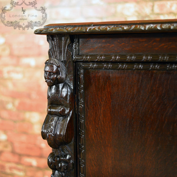Victorian Library Bookcase - London Fine Antiques