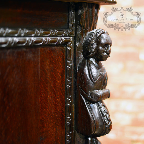 Victorian Library Bookcase - London Fine Antiques