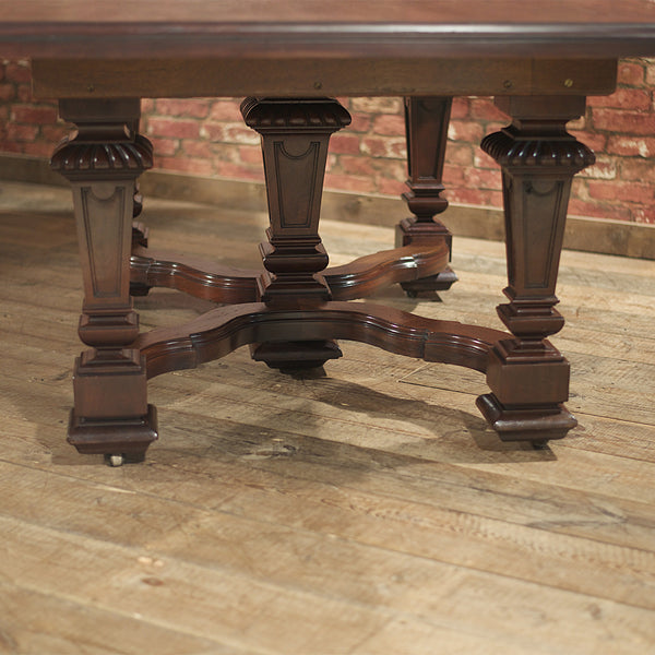 Victorian Mahogany Dining Table - London Fine Antiques