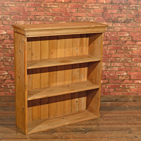 Victorian Pine Bookcase, Dresser Top c.1900 - London Fine Antiques