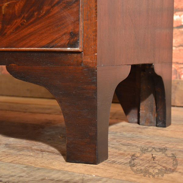 Regency Bow Fronted Chest of Drawers - London Fine Antiques