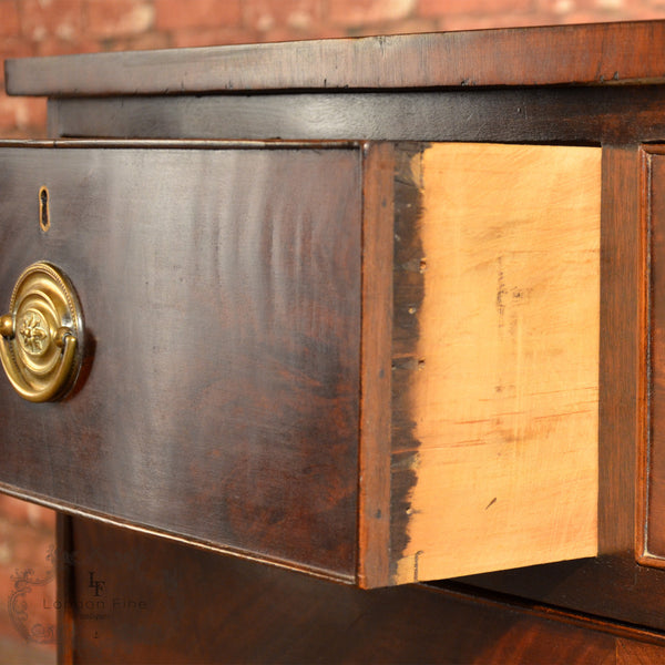 Regency Bow Fronted Chest of Drawers - London Fine Antiques