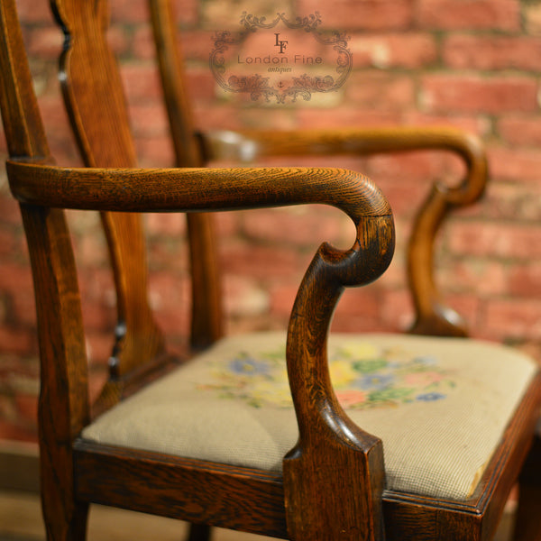 Victorian Set of Six Dining Chairs - London Fine Antiques