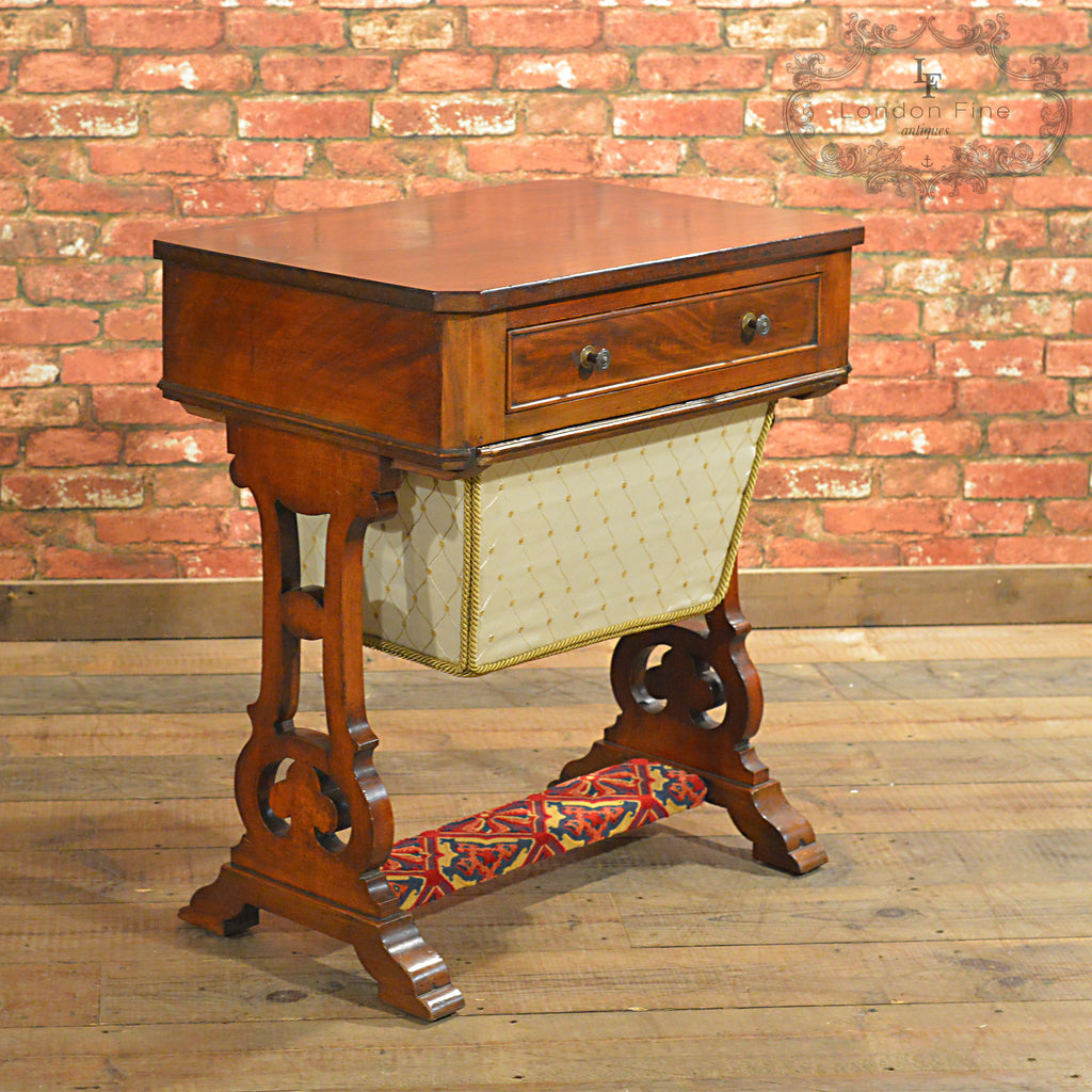 Victorian Work Table Victorian Sewing / Work Table – London Fine Antiques