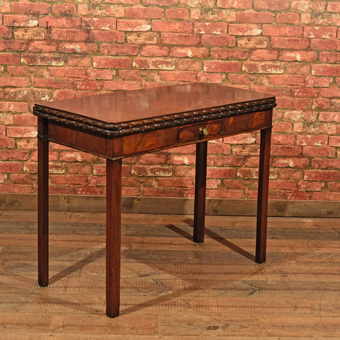 Georgian Mahogany Card Table, c.1800 - London Fine Antiques