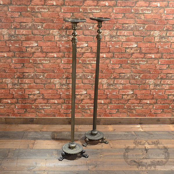 Regency Pair of Brass Stands - London Fine Antiques