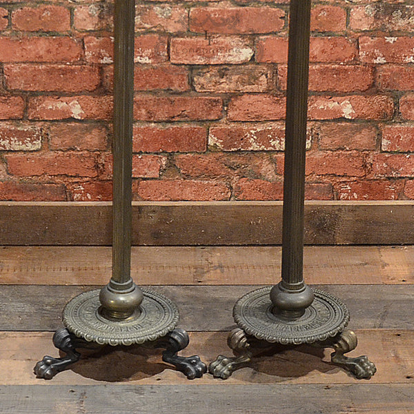 Regency Pair of Brass Stands - London Fine Antiques
