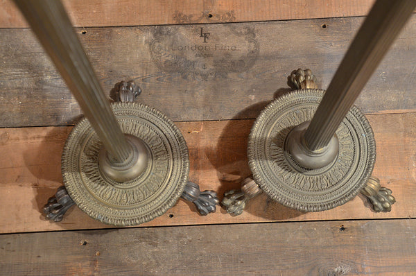 Regency Pair of Brass Stands - London Fine Antiques