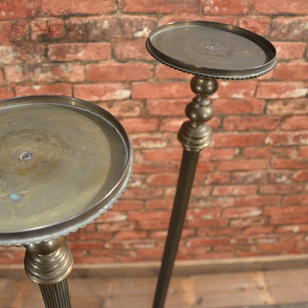 Regency Pair of Brass Stands - London Fine Antiques