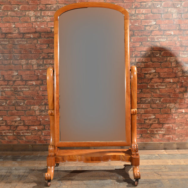 Victorian Cheval Mirror - London Fine Antiques